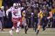 COLUMBIA, MO - OCTOBER 26: Tight end Rory Anderson #81 of the South Carolina Gamecocks rushes up field after a catch against pressure from defender Andrew Wilson #48 of the Missouri Tigers during the first half on October 26, 2013 at Faurot Field/Memoria