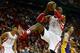 HOUSTON, TX - NOVEMBER 07: Dwight Howard #12 of the Houston Rockets grabs a rebound during the game against the Los Angeles Lakers at Toyota Center on November 7, 2013 in Houston, Texas. NOTE TO USER: User expressly acknowledges and agrees that, by downlo