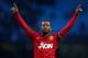 MANCHESTER, ENGLAND - DECEMBER 09: Patrice Evra of Manchester United celebrates at the end of the Barclays Premier League match between Manchester City and Manchester United at Etihad Stadium on December 9, 2012 in Manchester, England. (Photo by Clive M