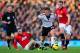 LONDON, ENGLAND - NOVEMBER 02: Scott Parker of Fulham is closed down by Wayne Rooney and Phil Jones of Manchester United during the Barclays Premier League match between Fulham and Manchester United at Craven Cottage on November 2, 2013 in London, Engla