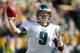 GREEN BAY, WI - NOVEMBER 10: Nick Foles #9 of the Philadelphia Eagles throws a first quarter pass while playing the Green Bay Packers at Lambeau Field on November 10, 2013 in Green Bay, Wisconsin. (Photo by Gregory ShamusGetty Images)