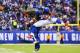 EAST RUTHERFORD, NJ - NOVEMBER 10: Andre Brown #35 of the New York Giants celebrates his fourth quarter touchdown with Brandon Jacobs against the Oakland Raiders during their game at MetLife Stadium on November 10, 2013 in East Rutherford, New Jersey.