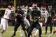 Nov 7, 2013; Waco, TX, USA; Baylor Bears running back Shock Linwood (32) runs the ball in the third quarter of the game against the Oklahoma Sooners at Floyd Casey Stadium. Baylor beat Oklahoma 41-12. Mandatory Credit: Tim Heitman-USA TODAY Sports