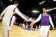 LOS ANGELES, CA - NOVEMBER 3: Steve Nash #10 and Pau Gasol #16 of the Los Angeles Lakers high-five before a game against the Atlanta Hawks on November 3, 2013 at STAPLES Center in Los Angeles, California. NOTE TO USER: User expressly acknowledges and agre