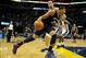 Nov 6, 2013; Memphis, TN, USA; New Orleans Pelicans power forward Anthony Davis (23) drives to the basket against Memphis Grizzlies center Kosta Koufos (41) during the second half at FedExForum. New Orleans Pelicans defeat the Memphis Grizzlies 99-84. Man