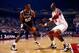 HOUSTON - JUNE 1: David Robinson #50 of the San Antonio Spurs makes a move against Hakeem Olajuwon #34 of the Houston Rockets in Game Six of the 1995 NBA Western Conference Finals on June 1, 1995 at the Summitt in Houston, Texas. Houston defeated San An