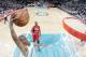OKLAHOMA CITY - FEBRUARY 28: Chris Paul #3 of the New Orleans/Oklahoma City Hornets goes up for a dunk in NBA action against the Atlanta Hawks February 28, 2007 at the Ford Center in Oklahoma City, OK. NOTE TO USER: User expressly acknowledges and agre