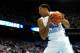 CHAPEL HILL, NC - NOVEMBER 08: James Michael McAdoo #43 of the North Carolina Tar Heels pulls down a rebound against the Oakland Golden Grizzlies during play at the Dean Smith Center on November 8, 2013 in Chapel Hill, North Carolina. (Photo by Grant Ha