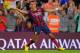 BARCELONA, SPAIN - OCTOBER 26: Alexis Sanchez of FC Barcelona celebrates after scoring his team's 2nd goal during the La Liga match between FC Barcelona and Real Madrid CF at Camp Nou stadium on October 26, 2013 in Barcelona, Spain. (Photo by Denis Doyl