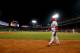 BOSTON, MA - OCTOBER 30: David Freese #23 of the St. Louis Cardinals walks back to the dugout after an at bat against the Boston Red Sox during Game Six of the 2013 World Series at Fenway Park on October 30, 2013 in Boston, Massachusetts. (Photo by Rob C