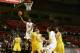 Nov 11, 2013; Lubbock, TX, USA; Texas Tech Red Raiders forward Jordan Tolbert (32) shoots the ball against the Northern Arizona Lumberjacks in the second half at United Spirit Arena. Mandatory Credit: Michael C. Johnson-USA TODAY Sports