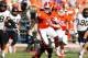 CLEMSON, SC - SEPTEMBER 28: Sammy Watkins #2 of the Clemson Tigers runs after making a catch during the game against the Wake Forest Demon Deacons at Memorial Stadium on September 28, 2013 in Clemson, South Carolina. (Photo by Tyler Smith/Getty Images)
