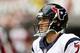 GLENDALE, AZ - NOVEMBER 10: Quarterback Case Keenum #7 of the Houston Texans warms up for the game with the Arizona Cardinals at University of Phoenix Stadium on November 10, 2013 in Glendale, Arizona. (Photo by Stephen Dunn/Getty Images)