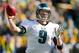 GREEN BAY, WI - NOVEMBER 10: Nick Foles #9 of the Philadelphia Eagles throws a first quarter pass while playing the Green Bay Packers at Lambeau Field on November 10, 2013 in Green Bay, Wisconsin. (Photo by Gregory ShamusGetty Images)