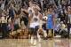 OAKLAND, CA - NOVEMBER 14: Andre Iguodala #9 of the Golden State Warriors celebrates after making the game winner against the Oklahoma City Thunder on November 14, 2013 at Oracle Arena in Oakland, California. NOTE TO USER: User expressly acknowledges and