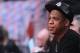 HOUSTON, TX - FEBRUARY 17: Rapper Jay-Z looks on during the 2013 NBA All-Star game at the Toyota Center on February 17, 2013 in Houston, Texas. NOTE TO USER: User expressly acknowledges and agrees that, by downloading and or using this photograph, User i