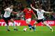 LONDON, ENGLAND - NOVEMBER 15: Felipe Gutierrez of Chile evades James Milner and Frank Lampard of England during the international friendly match between England and Chile at Wembley Stadium on November 15, 2013 in London, England. (Photo by Clive Bruns