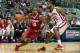 DALLAS, TX - NOVEMBER 8: Trevor Releford #12 of the Alabama Crimson Tide drives to the basket against the Oklahoma Sooners during the Tip-Off Showcase on November 8, 2013 at the American Airlines Center in Dallas, Texas. (Photo by Cooper Neill/Getty Ima
