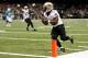 NEW ORLEANS, LA - SEPTEMBER 30: Running back Darren Sproles #43 of the New Orleans Saints scores on a 13-yard touchdown catch in the second quarter against the Miami Dolphins at the Mercedes-Benz Superdome on September 30, 2013 in New Orleans, Louisiana.