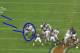 Conner’s dad taught him to be tough. On this eight-yard run by Brandon Jacobs, Conner “kicks out” his man and continues to push him three times out of the lane that Jacobs exploits.