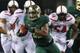 ARLINGTON, TX - NOVEMBER 16: Shock Linwood #32 of the Baylor Bears runs the ball against the Texas Tech Red Raiders at AT&T Stadium on November 16, 2013 in Arlington, Texas. (Photo by Ronald Martinez/Getty Images)