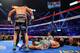 LAS VEGAS, NV - DECEMBER 08: Manny Pacquiao lays face down on the mat after being knocked out in the sixth round by Juan Manuel Marquez during their welterweight bout at the MGM Grand Garden Arena on December 8, 2012 in Las Vegas, Nevada. (Photo by Al B