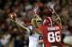 TUSCALOOSA, AL - NOVEMBER 09: A'Shawn Robinson #86 of the Alabama Crimson Tide pressures Zach Mettenberger #8 of the LSU Tigers at Bryant-Denny Stadium on November 9, 2013 in Tuscaloosa, Alabama. (Photo by Kevin C. Cox/Getty Images)