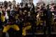 The Gophers celebrate their 34-23 win over No. 24 Nebraska.