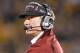 COLUMBIA, MO - OCTOBER 26: Head coach Steve Spurrier of the South Carolina Gamecocks looks on against the Missouri Tigers during the second half on October 26, 2013 at Faurot Field/Memorial Stadium in Columbia, Missouri. (Photo by Peter Aiken/Getty Ima