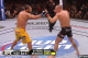 The hand fight. There was barely a moment that the two men weren't in this position.