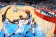 OKLAHOMA CITY, OK - NOVEMBER 18: Kendrick Perkins #5 of the Oklahoma City Thunder grabs a rebound against the Denver Nuggets on November 18, 2013 at the Chesapeake Energy Arena in Oklahoma City, Oklahoma. NOTE TO USER: User expressly acknowledges and agre