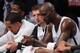 NEW YORK, NY - NOVEMBER 18: Kevin Garnett #2 of the Brooklyn Nets sits on the bench at the end of the fourth quarter against the Portland Trail Blazers at Barclays Center on November 18, 2013 in the Brooklyn borough of New York City. The Trail Blazers de