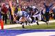INDIANAPOLIS, IN - OCTOBER 20: Coby Fleener #80 of the Indianapolis Colts scores a touchdown against Rahim Moore #26 of the Denver Broncos at Lucas Oil Stadium on October 20, 2013 in Indianapolis, Indiana. (Photo by Dilip Vishwanat/Getty Images)