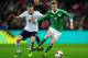 LONDON, ENGLAND - NOVEMBER 19: Marco Reus of Germany holds off Tom Cleverley of England during the international friendly match between England and Germany at Wembley Stadium on November 19, 2013 in London, England. (Photo by Shaun Botterill/Getty Image