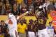 TEMPE, AZ - NOVEMBER 16: Quarterback Sean Mannion #4 of the Oregon State Beavers throws a pass as he is pressured by linebacker Carl Bradford #52 of the Arizona State Sun Devils during the first quarter of their college football game at Sun Devil Stadium