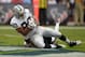 Nov 17, 2013; Houston, TX, USA; Oakland Raiders receiver Rod Streater (80) catches a 16-yard touchdown pass in the first quarter against the Houston Texans at Reliant Stadium. Mandatory Credit: Kirby Lee-USA TODAY Sports