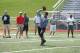 HEMPFIELD TOWNSHIP, PA - AUGUST 20: Terrelle Pryor works out in front of NFL scouts during his pro day at a practice facility on August 20, 2011 in Hempfield Township, Pennsylvania. (Photo by Jared Wickerham/Getty Images)