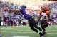 Nov 10, 2013; Baltimore, MD, USA; Baltimore Ravens wide receiver Torrey Smith (82) dives but cannot make the catch over Cincinnati Bengals cornerback Adam Jones (24) at M&T Bank Stadium. Mandatory Credit: Evan Habeeb-USA TODAY Sports