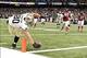 Sep 8, 2013; New Orleans, LA, USA; New Orleans Saints tight end Jimmy Graham (80) reaches out to the goal line against the Atlanta Falcons during the third quarter at the Mercedes-Benz Superdome. Mandatory Credit: John David Mercer-USA TODAY Sports