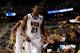 AUBURN HILLS, MI - MARCH 21: Treveon Graham #21 of the Virginia Commonwealth Rams greets teammates on the bench against the Akron Zips during the second round of the 2013 NCAA Men's Basketball Tournament at at The Palace of Auburn Hills on March 21, 2013