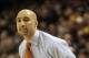 Nov 16, 2013; Richmond, VA, USA; Virginia Commonwealth Rams head coach Shaka Smart on the sidlines during the second half against the Winthrop Eagles at Stuart C. Siegel Center. Mandatory Credit: Peter Casey-USA TODAY Sports