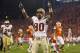 Oct 19, 2013; Clemson, SC, USA; Florida State Seminoles wide receiver Rashad Greene (80) celebrates after scoring a touchdown during the third quarter against the Clemson Tigers at Clemson Memorial Stadium. Mandatory Credit: Joshua S. Kelly-USA TODAY Spor