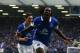 LIVERPOOL, ENGLAND - NOVEMBER 23: Romelu Lukaku of Everton celebrates scoring his team's second goal during the Barclays Premier League match between Everton and Liverpool at Goodison Park on November 23, 2013 in Liverpool, England. (Photo by Alex Lives