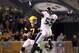 PITTSBURGH, PA - NOVEMBER 6: Ben Roethlisberger #7 of the Pittsburgh Steelers drops back to pass against Terrell Suggs #55 of the Baltimore Ravens during the game on November 6, 2011 at Heinz Field in Pittsburgh, Pennsylvania. (Photo by Justin K. Alle