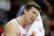 HOUSTON, TX - NOVEMBER 19: Omer Asik #3 of the Houston Rockets waits on the court during the game against the Boston Celtics at the Toyota Center on November 19, 2013 in Houston, Texas. NOTE TO USER: User expressly acknowledges and agrees that, by downlo