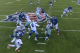 Linval Joseph creates an awesome push inside.