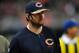 ST. LOUIS, MO - NOVEMBER 24: Injured Quarterback Jay Cutler #6 of the Chicago Bears watches from the sidelines during a game against the St. Louis Rams at the Edward Jones Dome on November 24, 2013 in St. Louis, Missouri. (Photo by Michael Thomas/Getty I