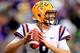 BATON ROUGE, LA - NOVEMBER 23: Quarterback Zach Mettenberger #8 of the LSU Tigers drops back to pass against the Texas A&M Aggies at Tiger Stadium on November 23, 2013 in Baton Rouge, Louisiana. (Photo by Sean Gardner/Getty Images)