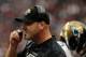HOUSTON, TX - NOVEMBER 24: Head coach Gus Bradley of the Jacksonville Jaguars watches the action in the second half of the game against the Houston Texans at Reliant Stadium on November 24, 2013 in Houston, Texas. (Photo by Scott Halleran/Getty Images)