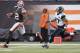 A lot of defenders are getting a good look at the back of Cleveland's Josh Gordon of late.